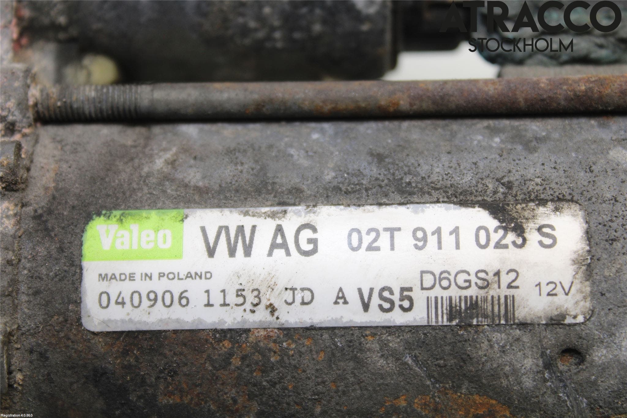 Skoda ROOMSTER Startmotor