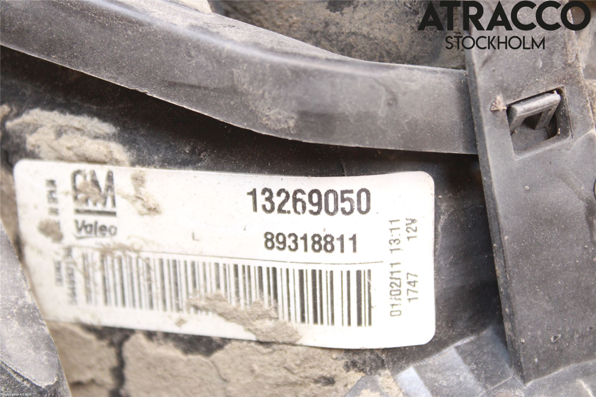 Opel ASTRA J 10-15 Bakljus Vänster