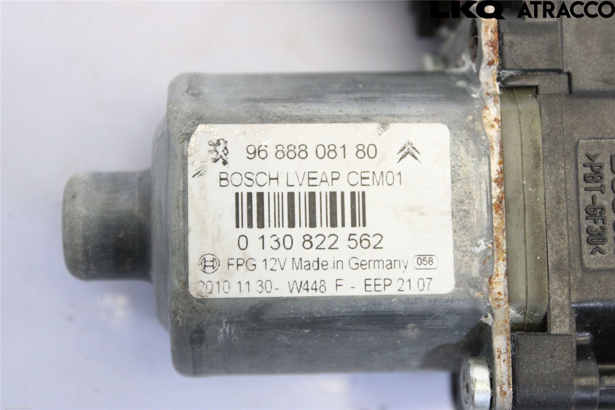 Peugeot 508 11-18 Torkarmotor Vindruta