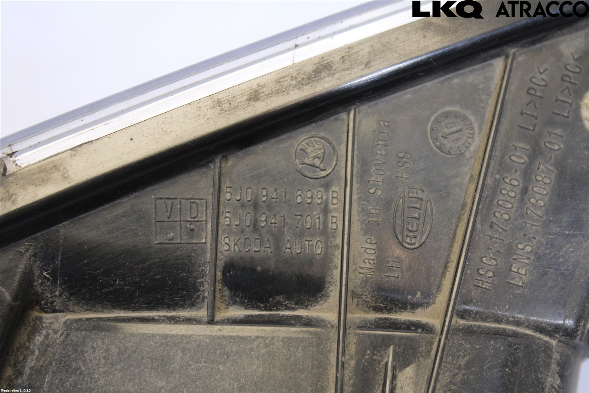 Skoda ROOMSTER Dimljus-Varselljus Fram
