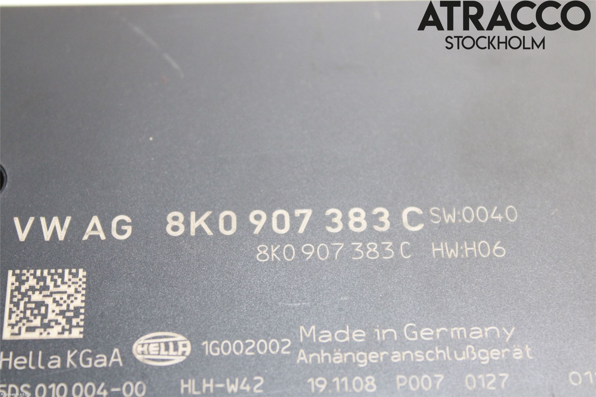 Audi Q5 09-16 Styrenhet Dragkrok