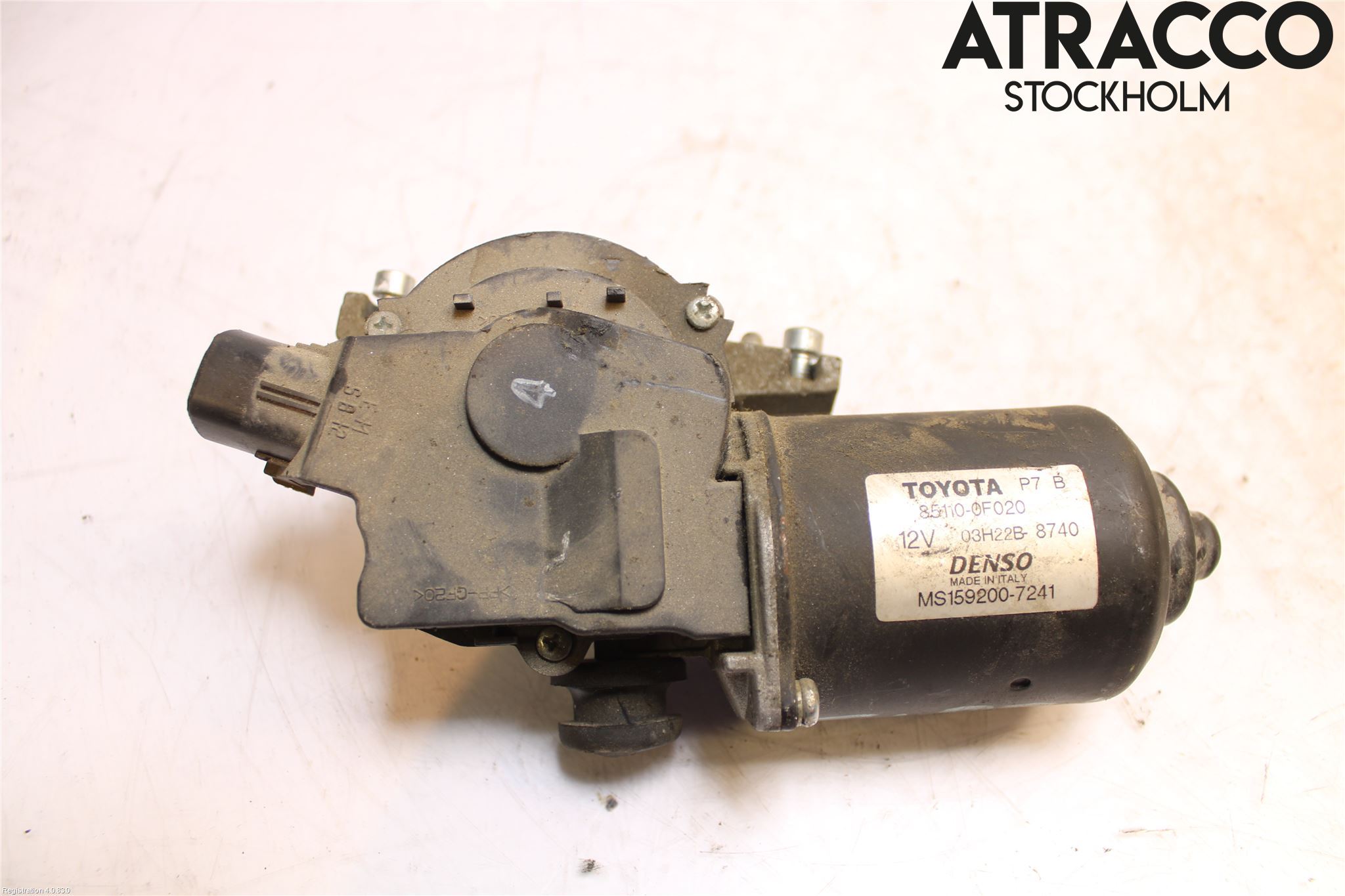 Toyota COROLLA VERSO 04-07 Torkarmotor Vindruta