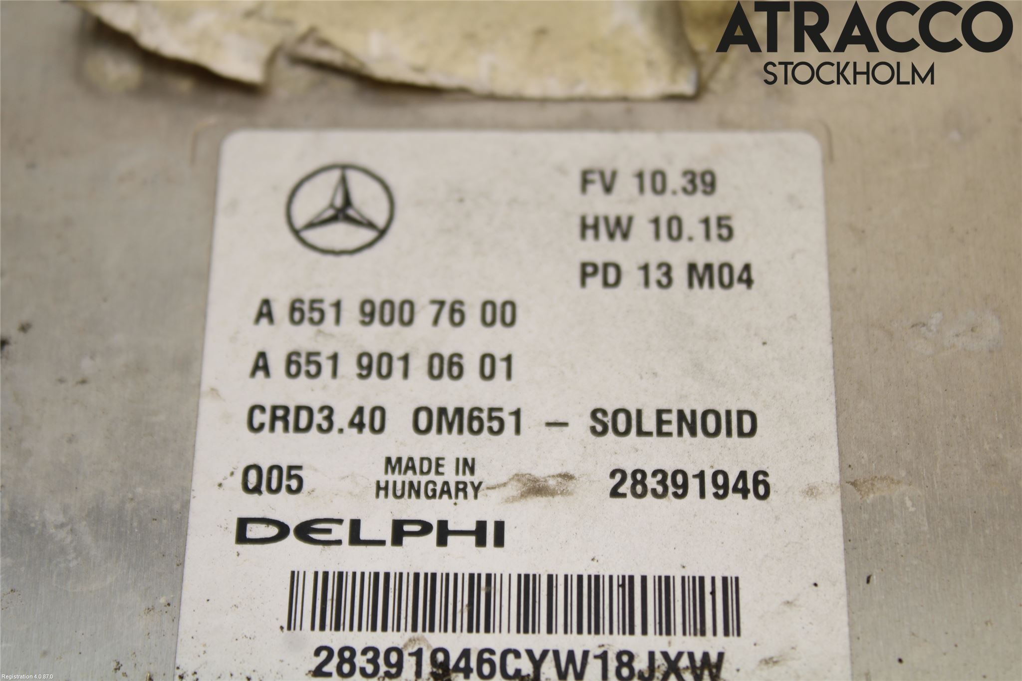 Mercedes-Benz MB A-KLASS (W176) 13-18 Styrenhet Inspump Diesel