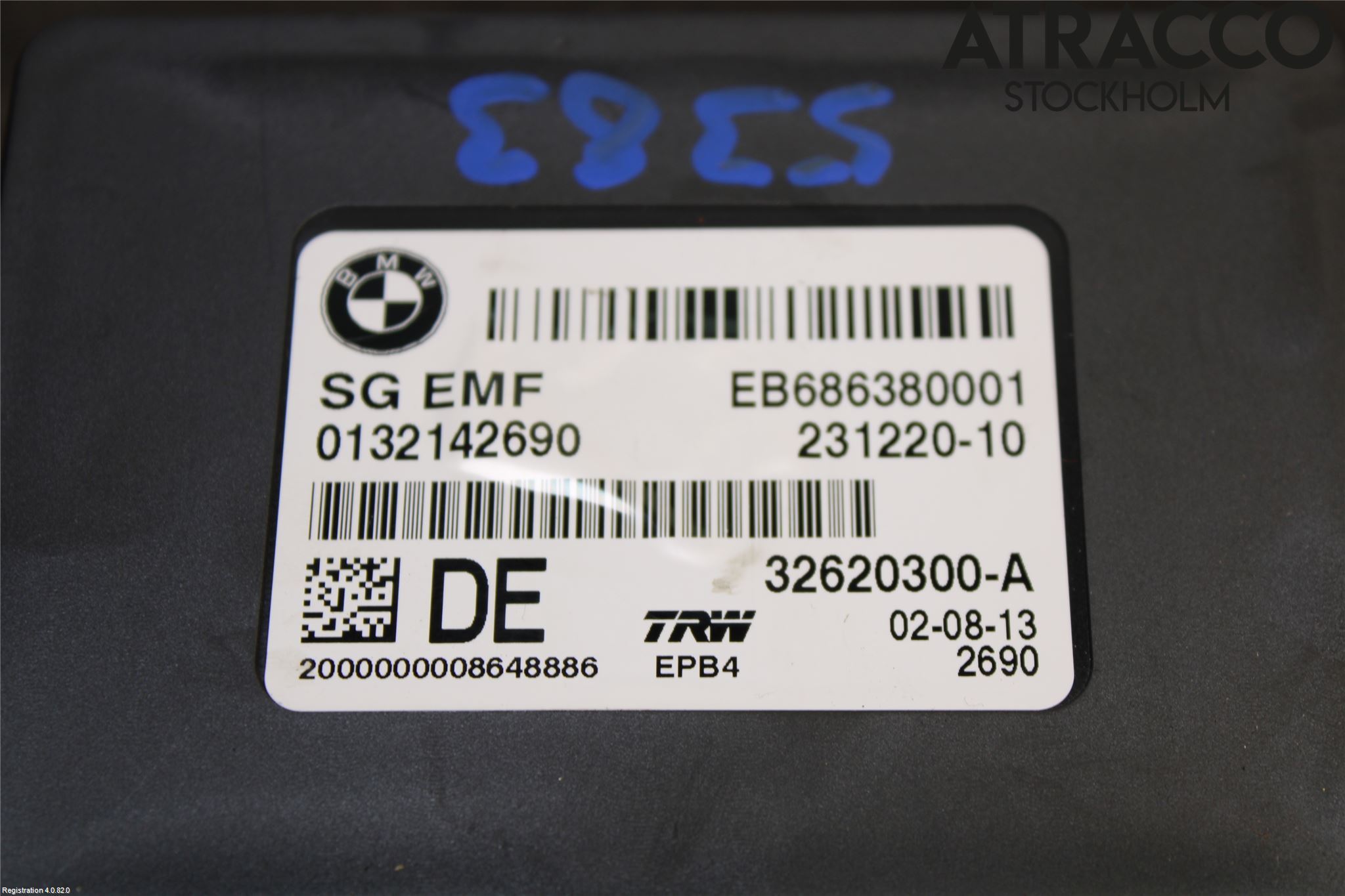 BMW 5 F10/F11/F18 09-17 Styrenhet Parkbroms Epb