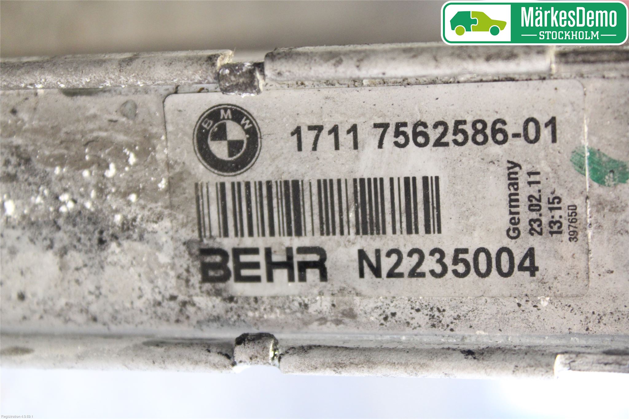 BMW 5 F10/F11/F18 09-17 Kylare Aut