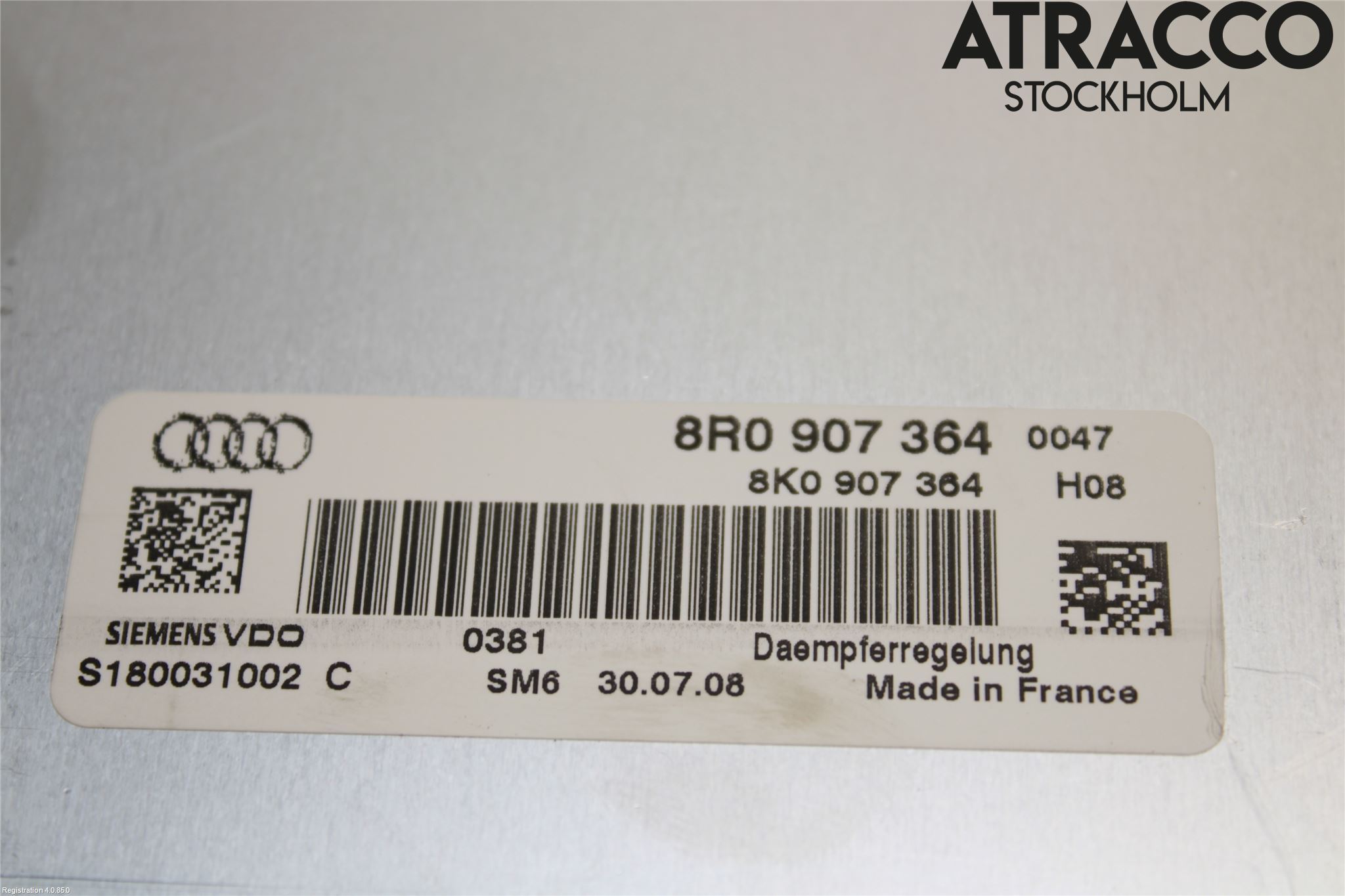 Audi Q5 09-16 Styrenhet Fjädring