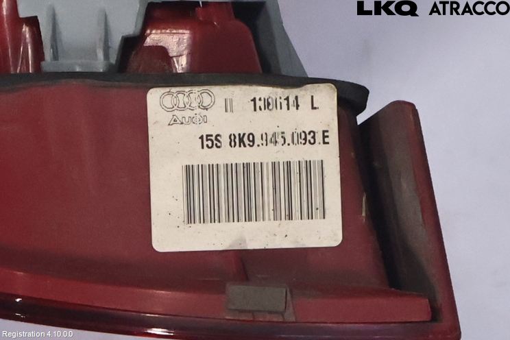 Audi A4 12-15 Bakljus Lucka Vä