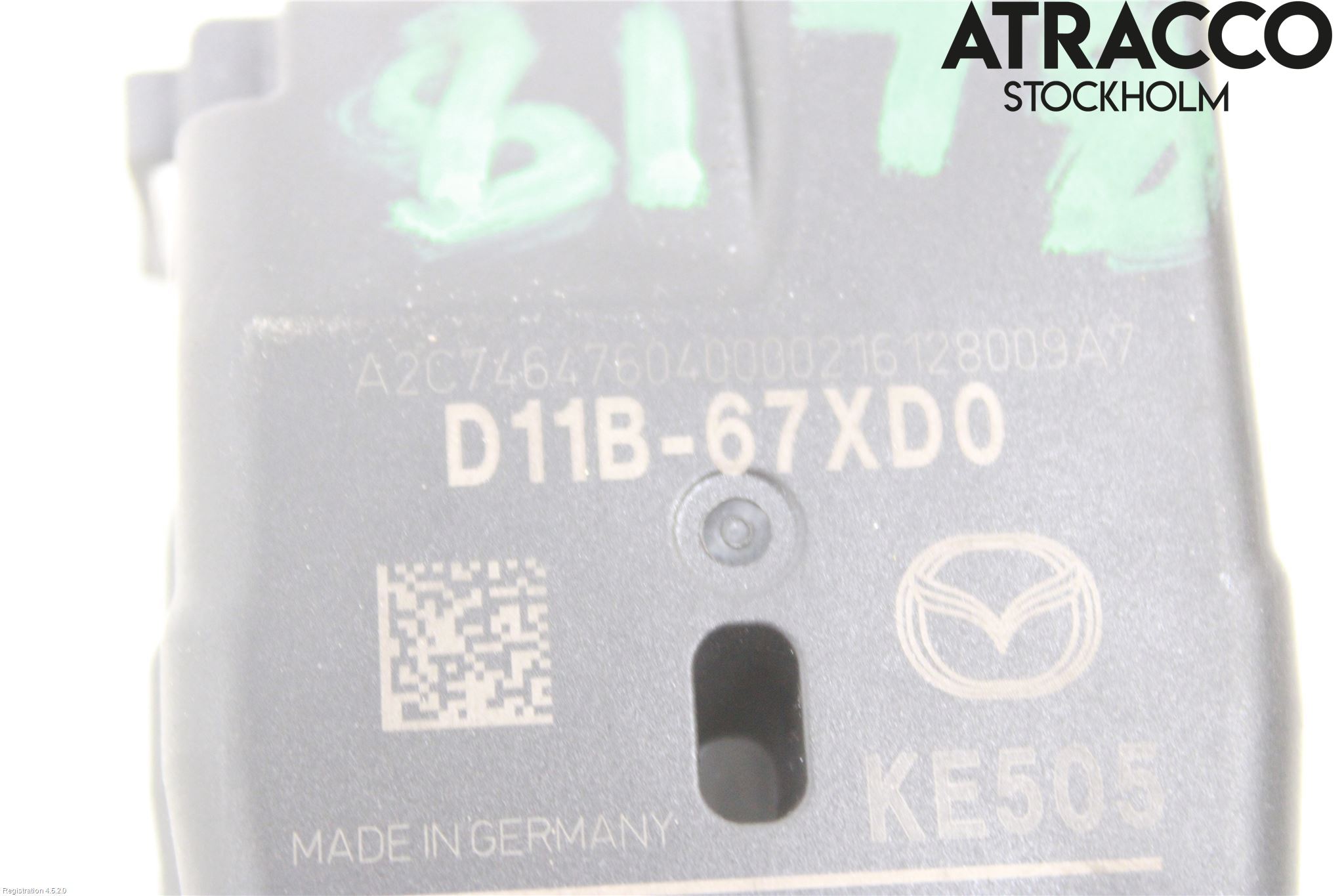 Mazda CX-3 Sensor Aktivt Kollisionsskydd
