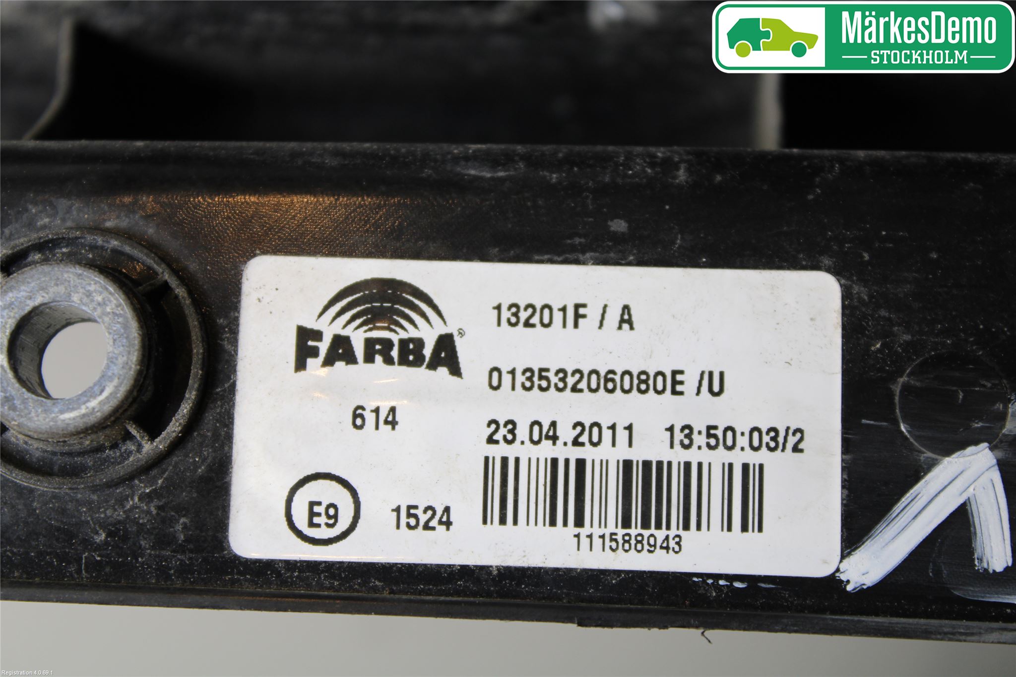 Peugeot BIPPER Bakljus Vänster