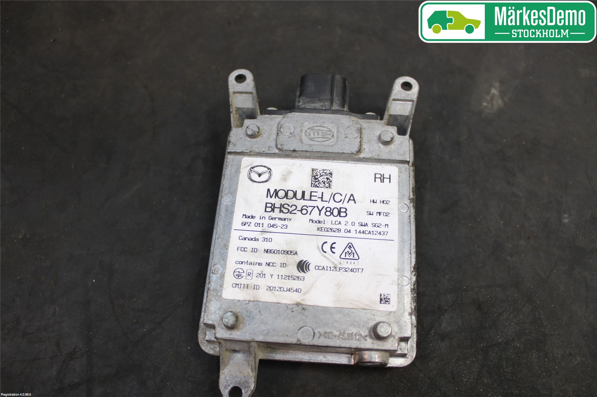 Mazda 3 III 14-19 Sensor Aktivt Kollisionsskydd