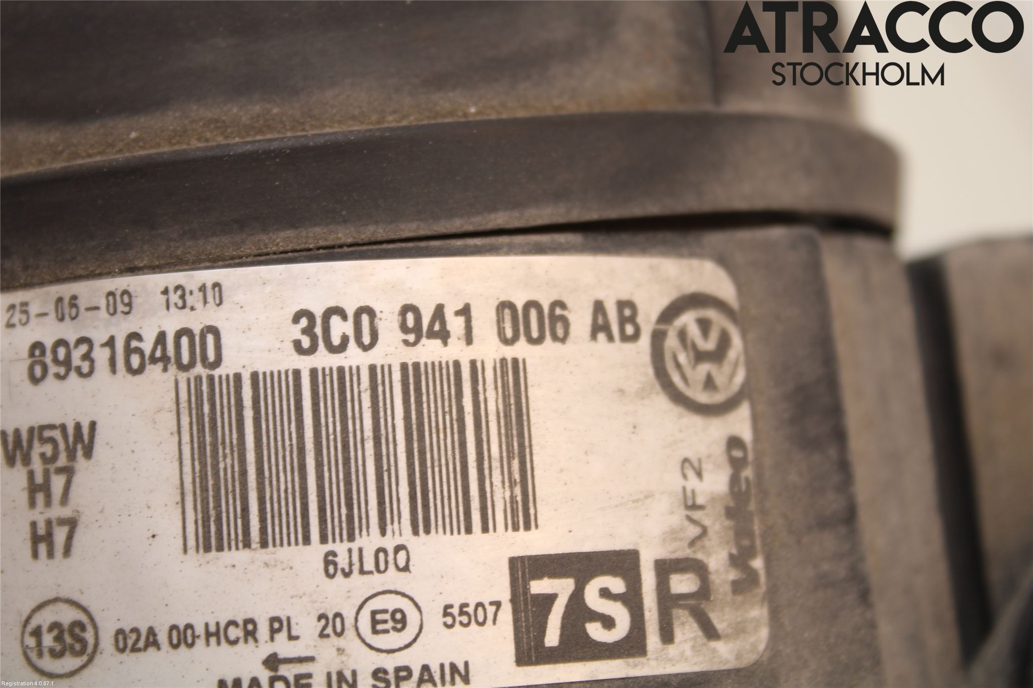 Volkswagen VW PASSAT 05-11 Strålkastare Höger