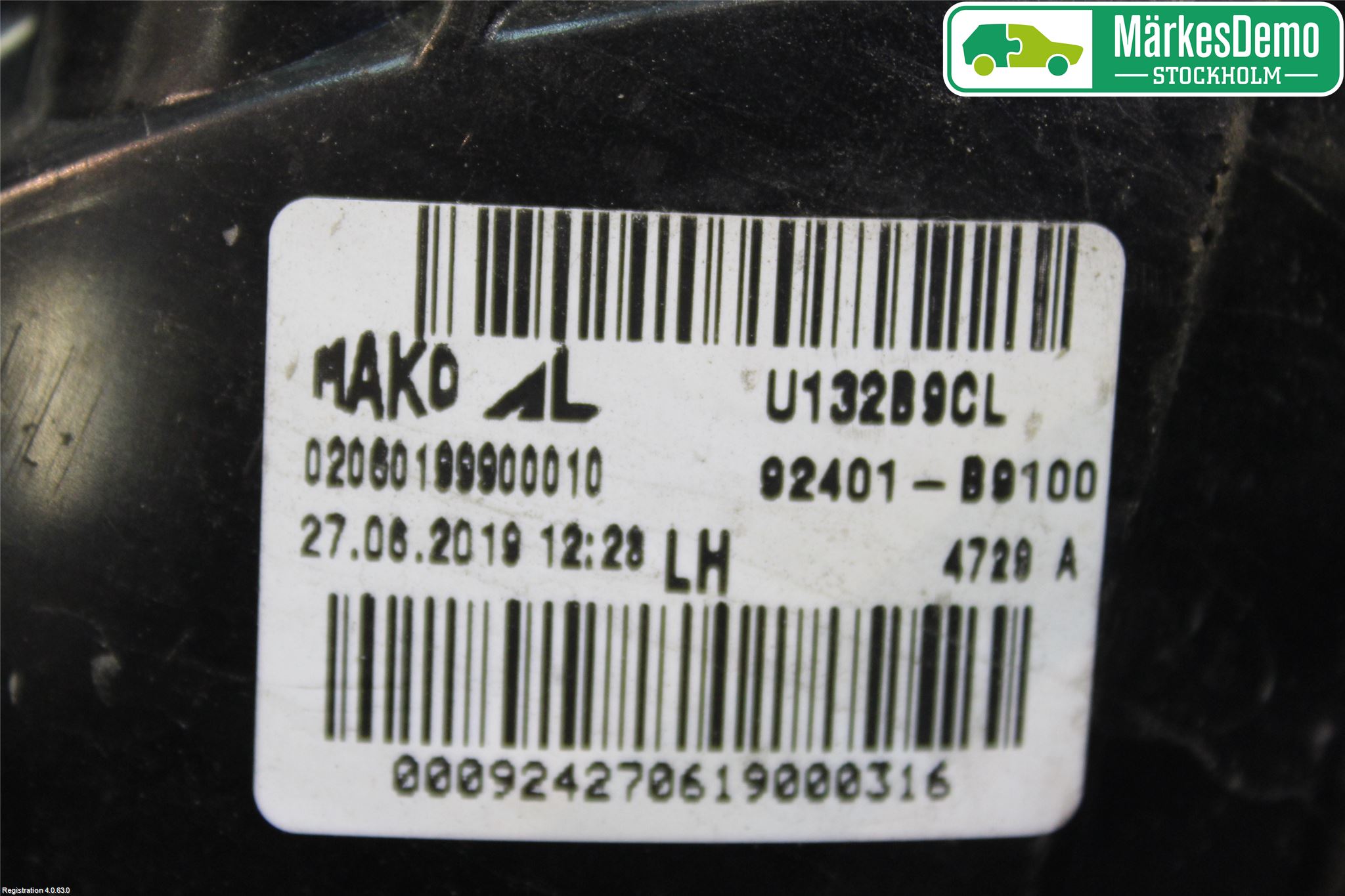 Hyundai i10 BA 17-20 Bakljus Vänster