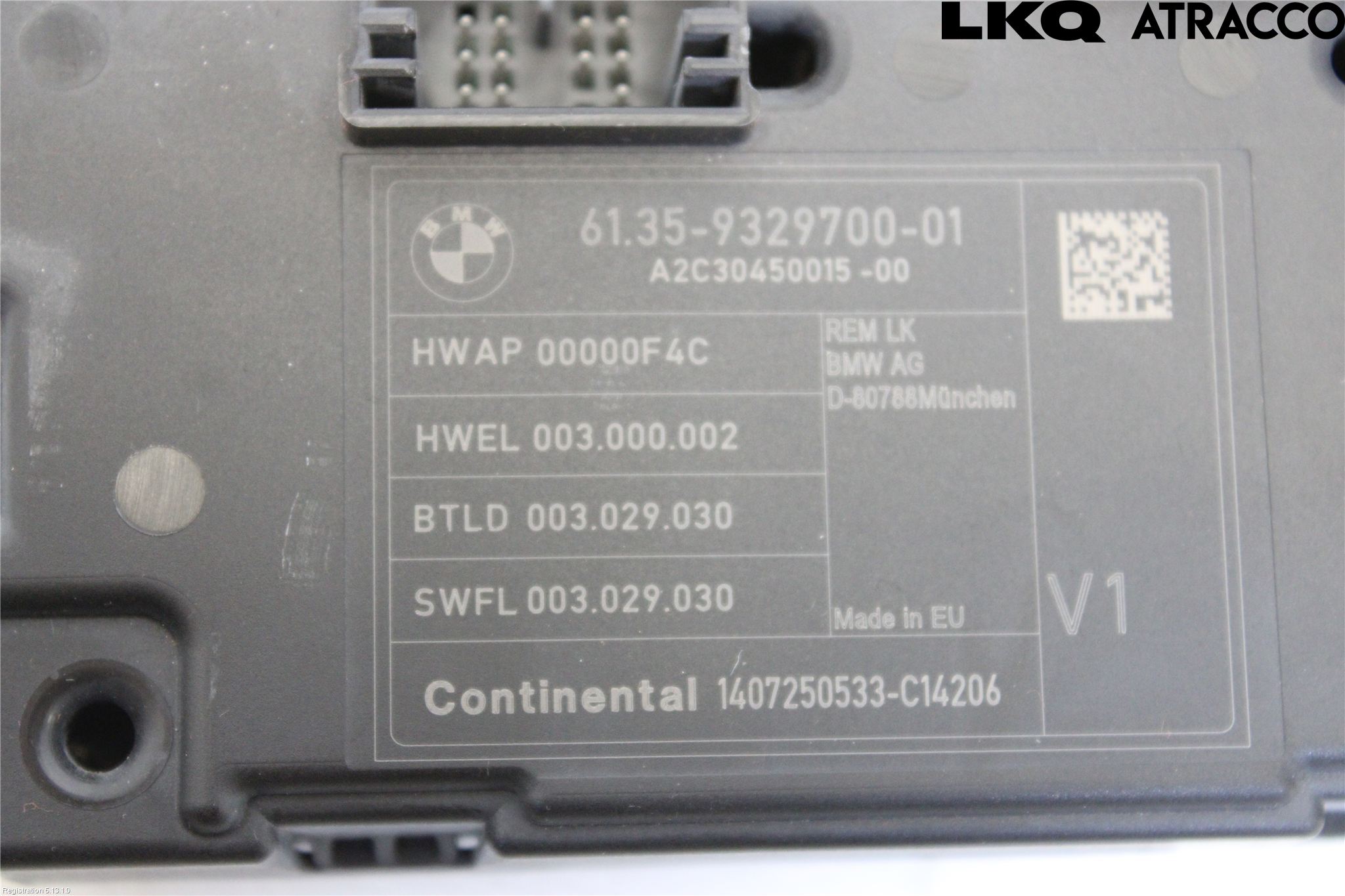 BMW 3 F30/F31/F80 12-19 Säkringsdosa-Elcentral