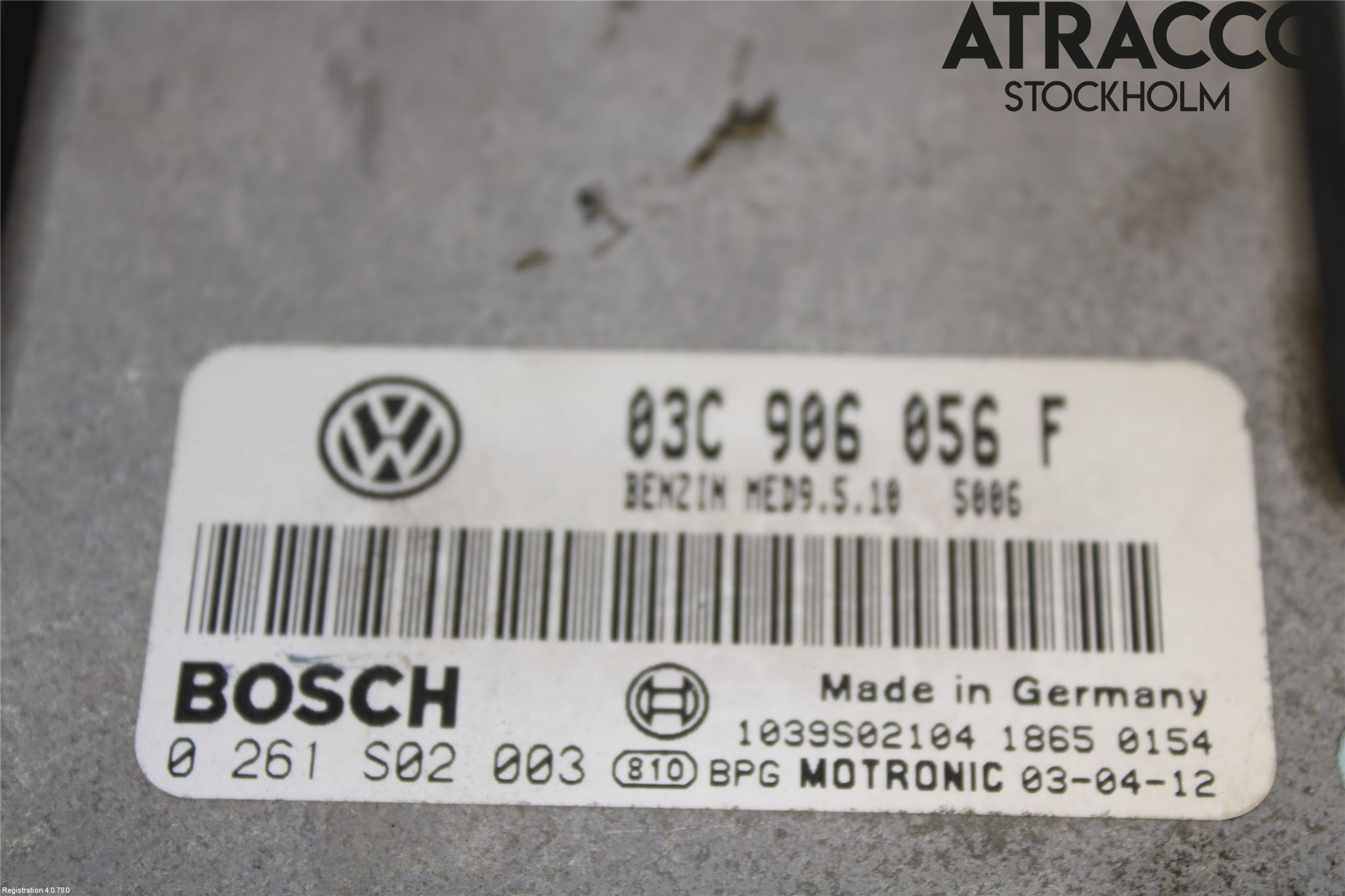 Volkswagen VW TOURAN 03-10 Styrenhet Insprut Bensin