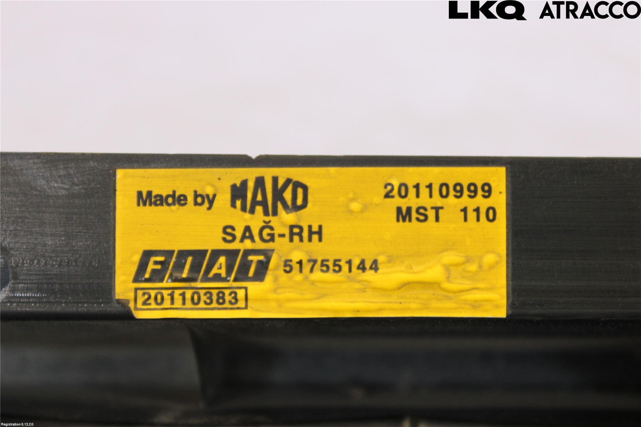 Fiat DOBLO CARGO Bakljus Höger
