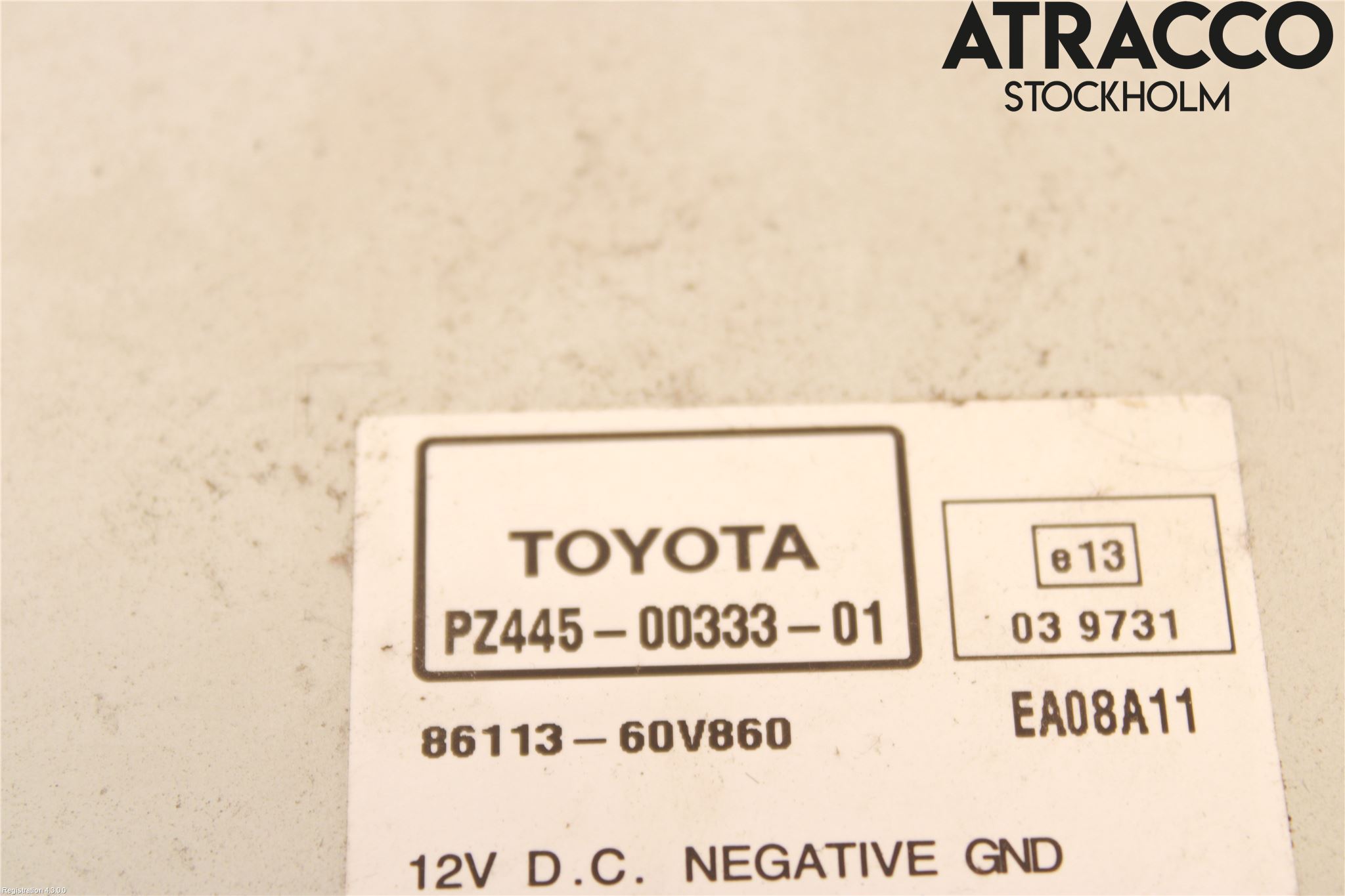 Toyota AVENSIS 09-15 Cd Radio - Multimediapanel