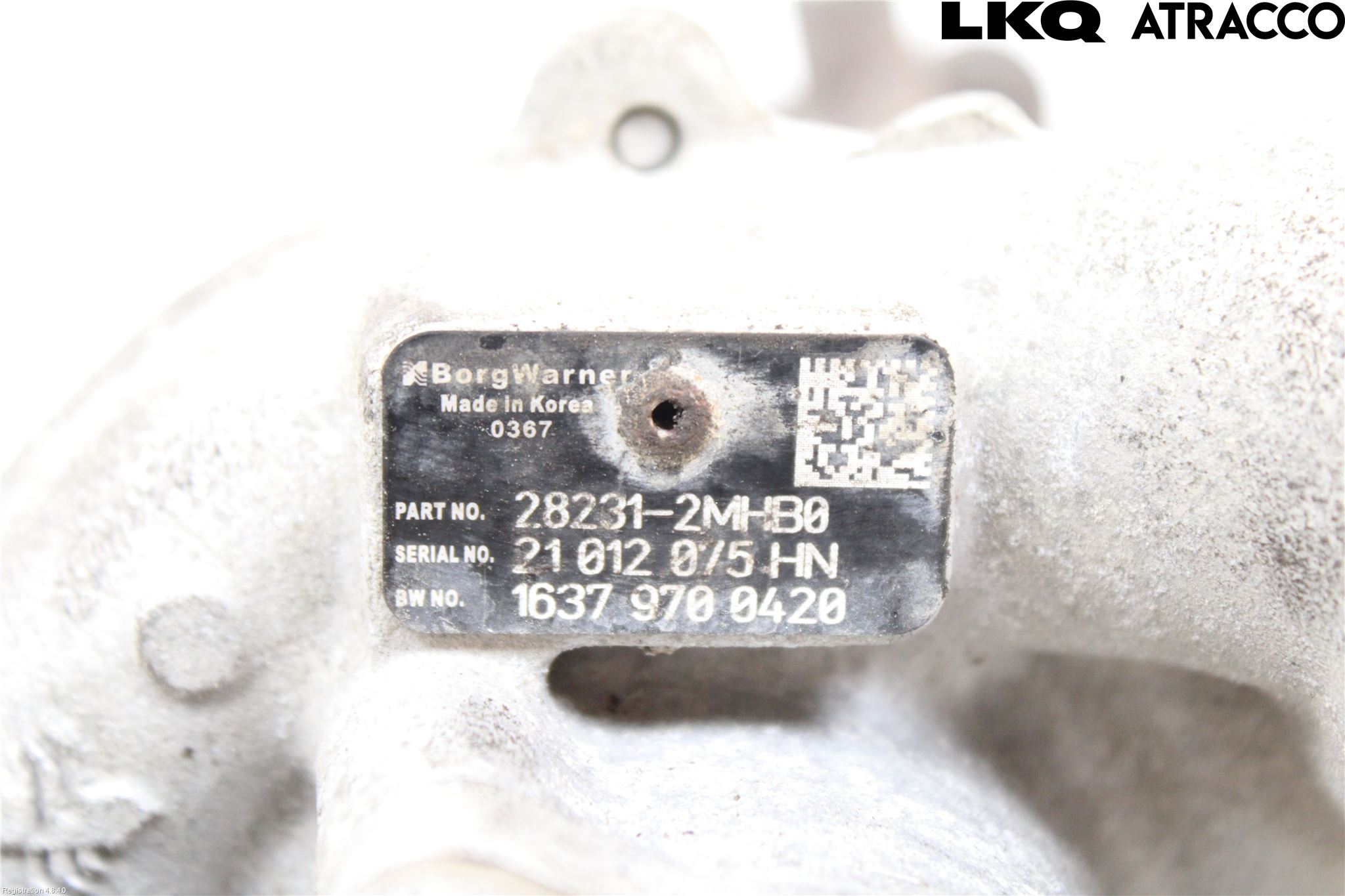 Kia SORENTO 21- Turboaggregat