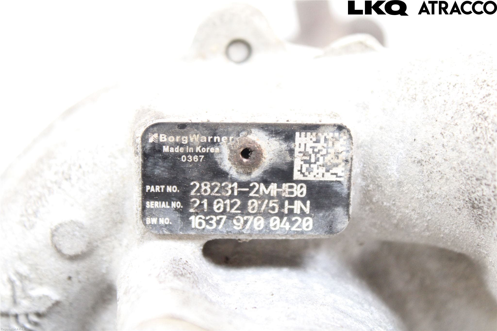 KIA SORENTO 21- Turboaggregat