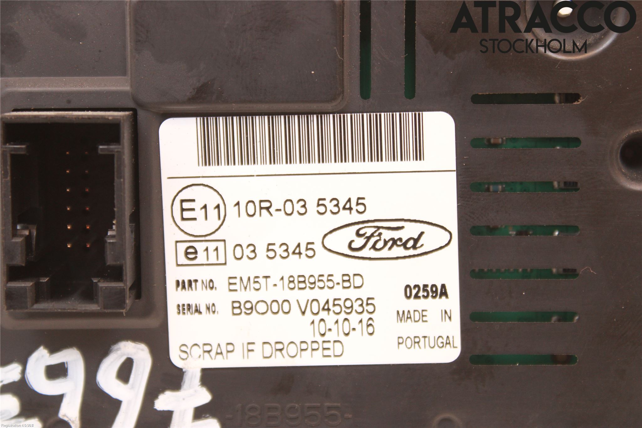 Ford TRANSIT/TOURNEO CONNECT 13-22 Multifunktionsdisplay