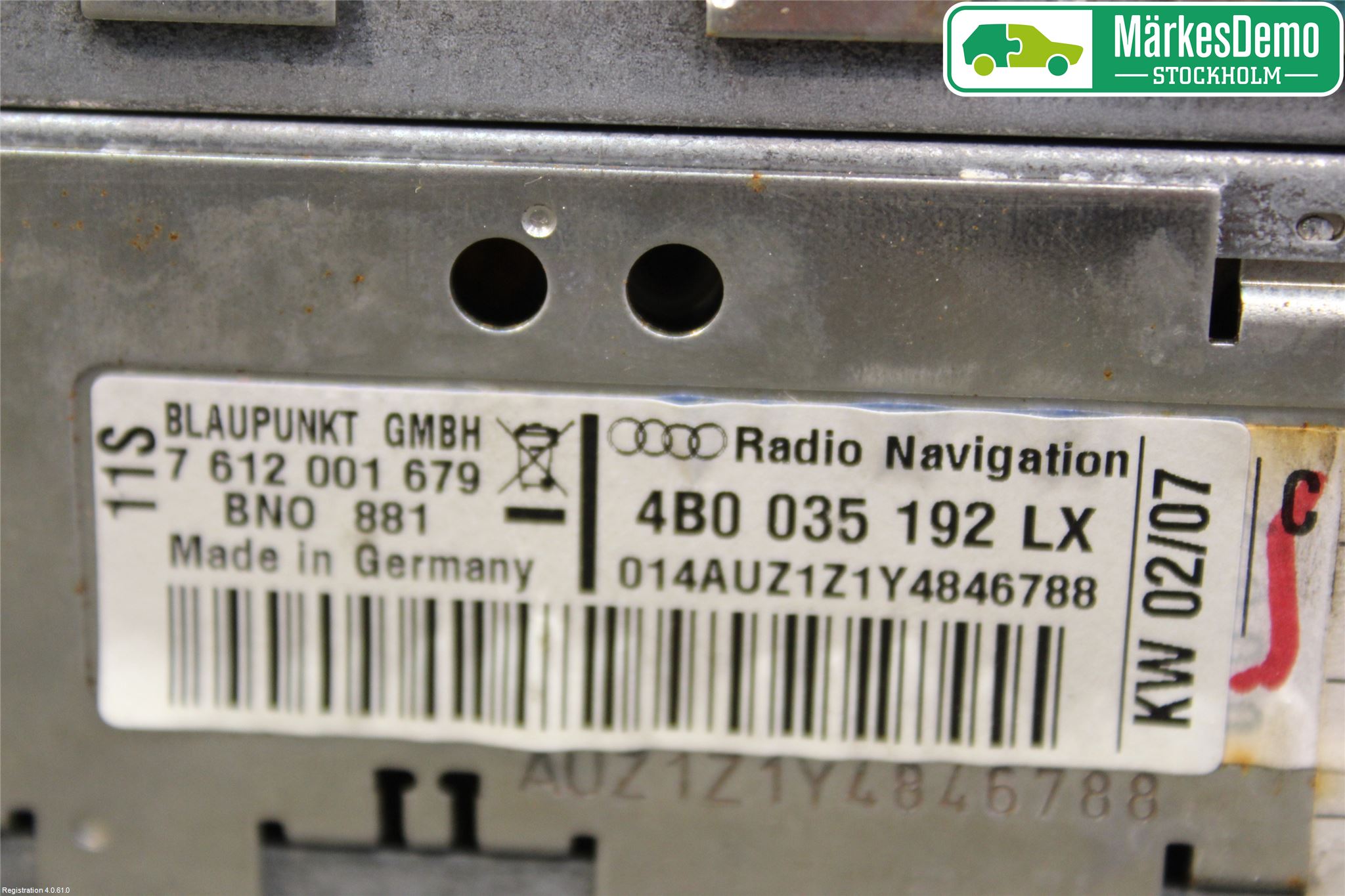 Audi A6/S6     97-05 Cd Radio - Multimediapanel