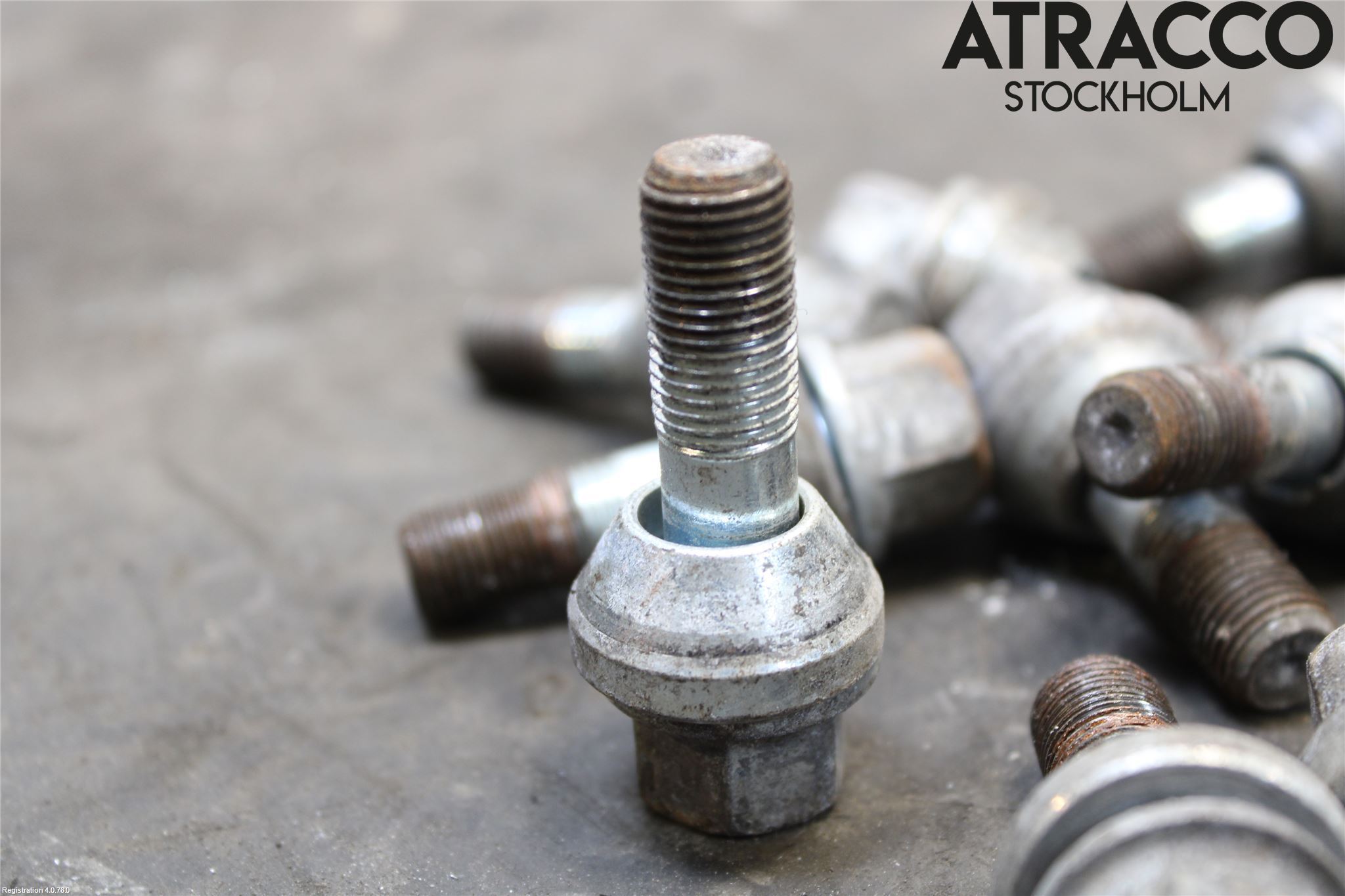 Fiat 500 07- Hjulmutter-Bult-Sats