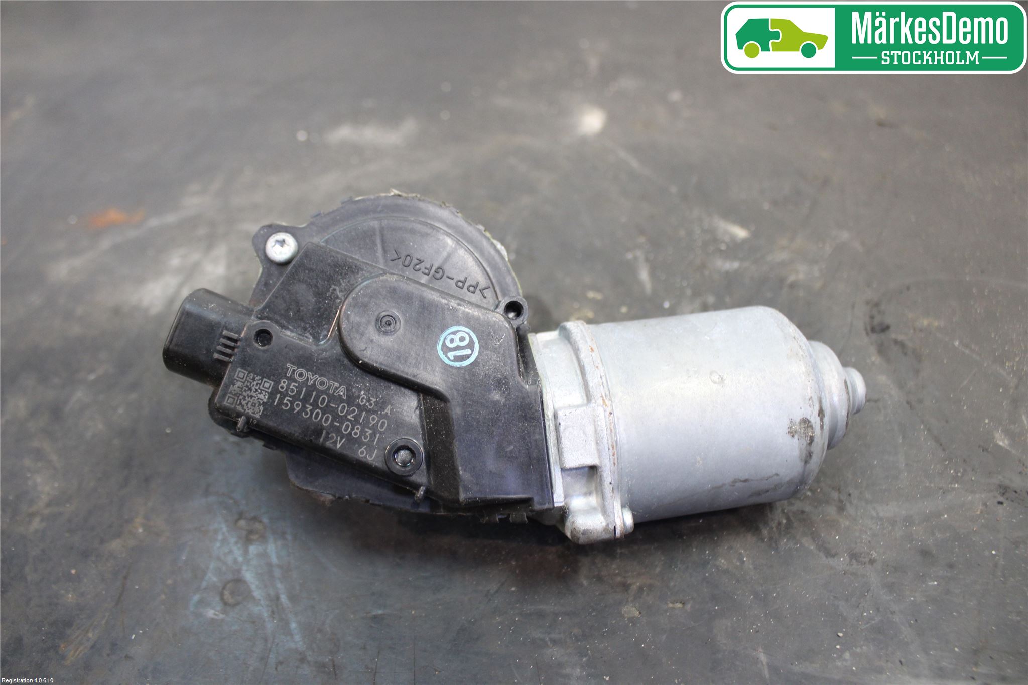 Toyota AURIS 07-09 Torkarmotor Vindruta