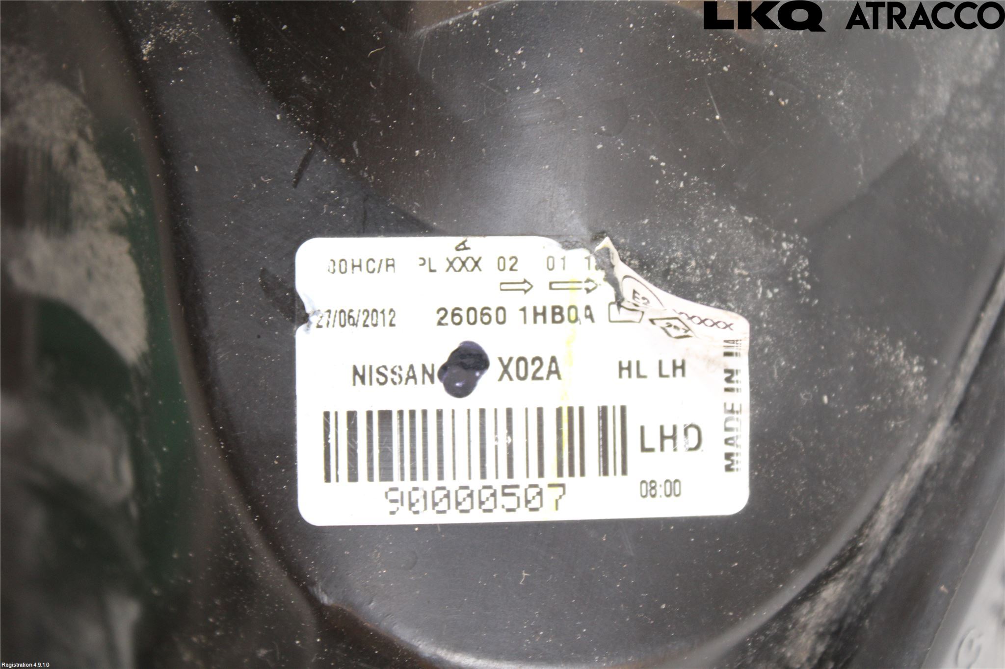 Nissan MICRA 11-16 Strålkastare Vänster