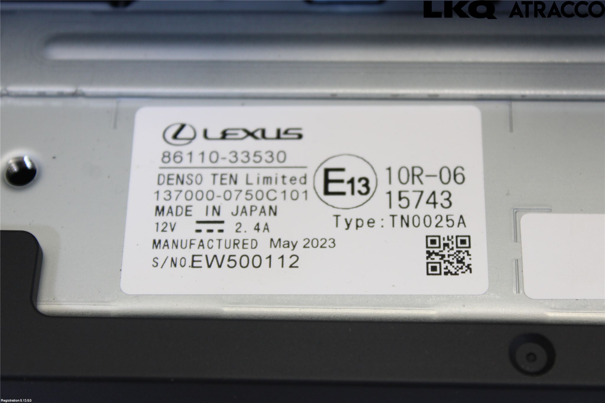 Lexus ES 250/300/330 Multifunktionsdisplay