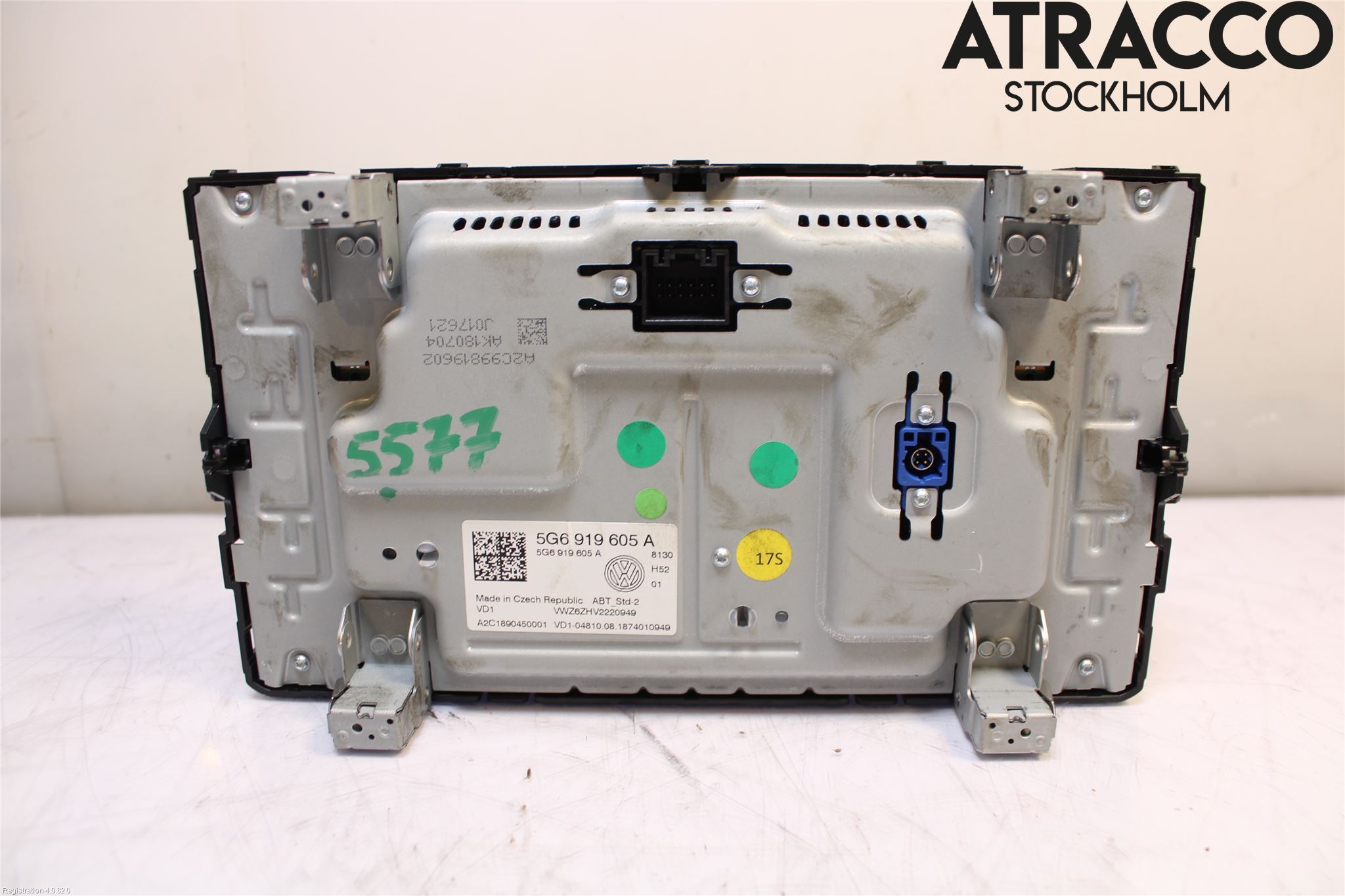 Volkswagen VW GOLF / E-GOLF VII 13-20 Multifunktionsdisplay