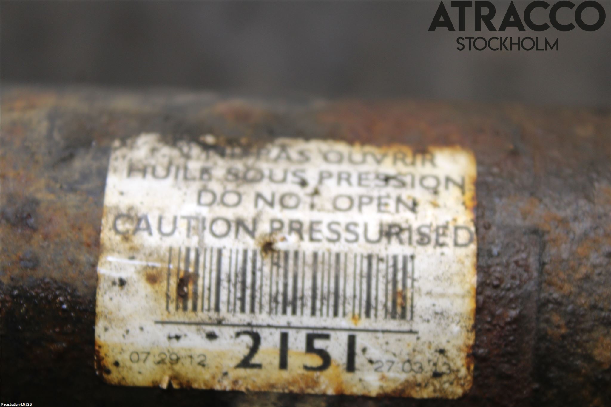 Citroen DS5 Fjäderben Bak Vänster