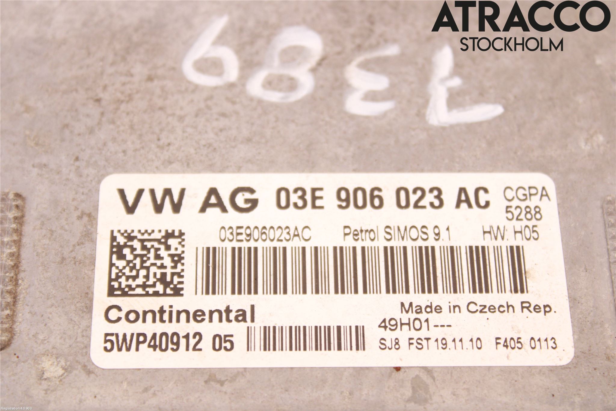 Skoda FABIA 07-14 Styrenhet Insprut Bensin