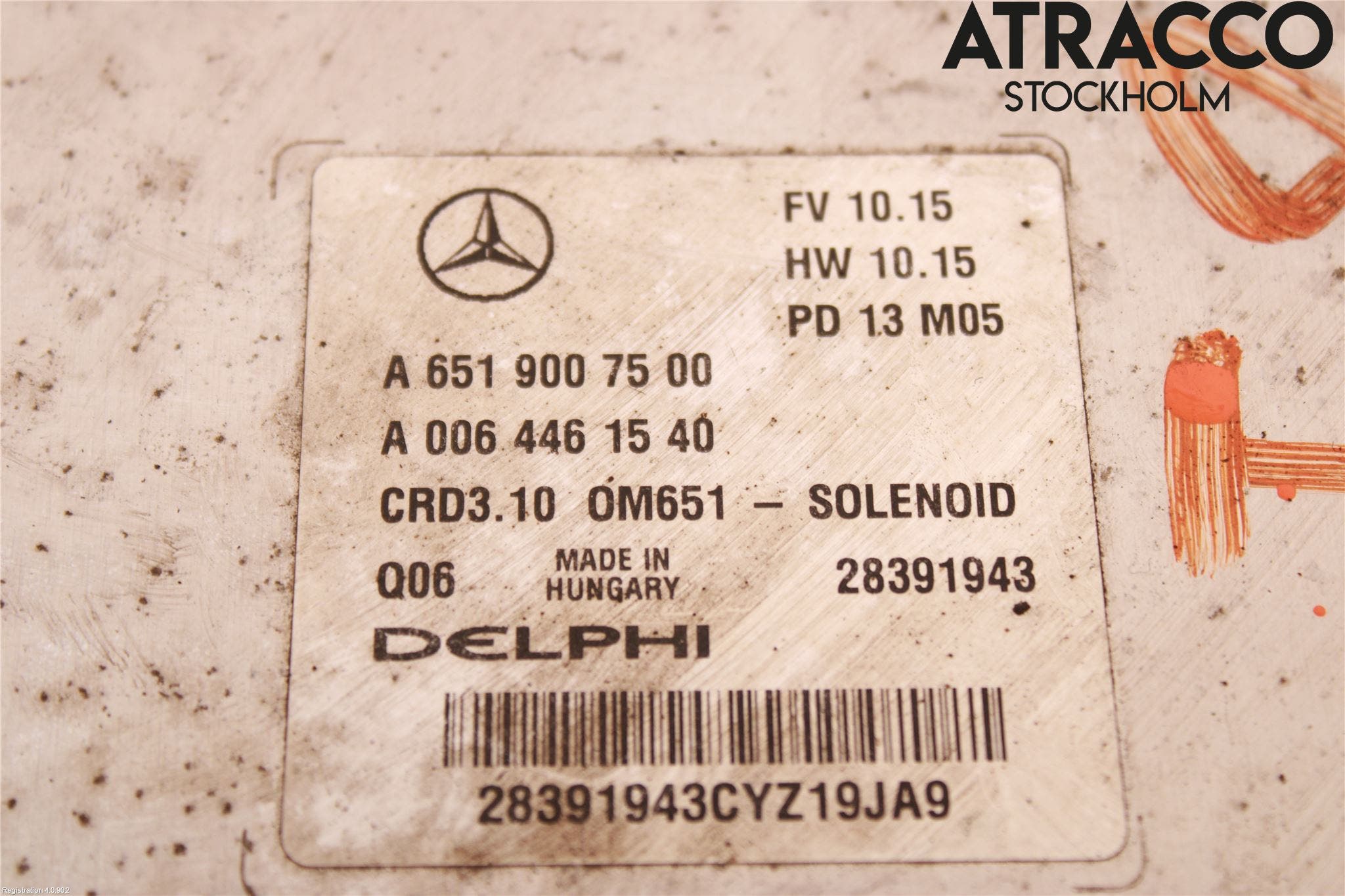 Mercedes-Benz MB C-KLASS (W204) 07-15 Styrenhet Inspump Diesel