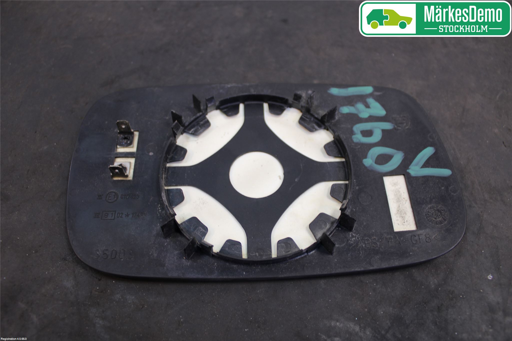 Saab 900      94-98 Spegelglas Vä