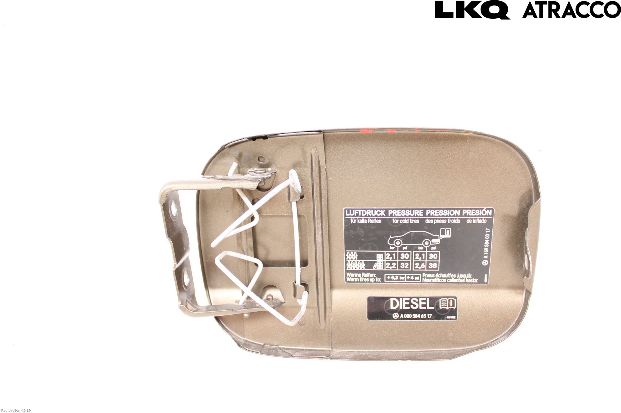 Mercedes-Benz MB A-KLASS (W169) 04-12 Tanklucka