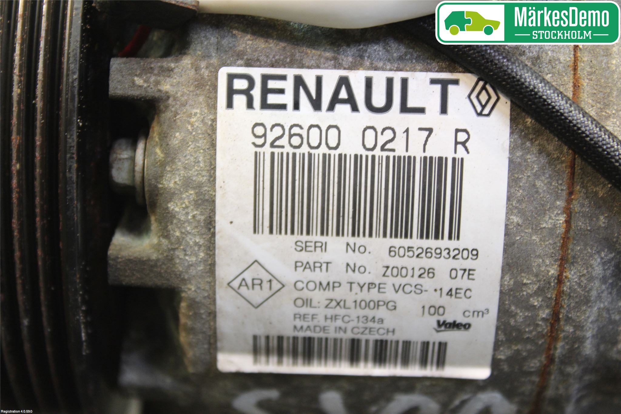 Renault CAPTUR 13-19 Ac Kompressor