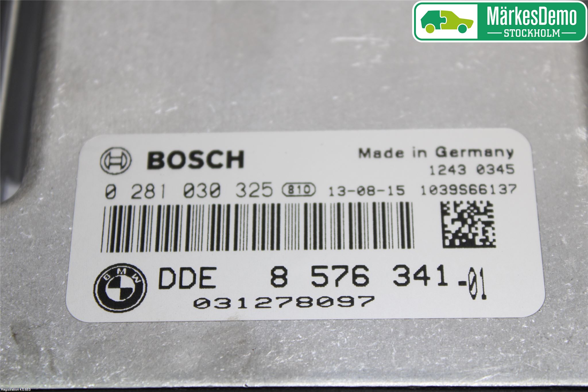 BMW 1 F20/F21 11-19 Styrenhet Insprut Bensin