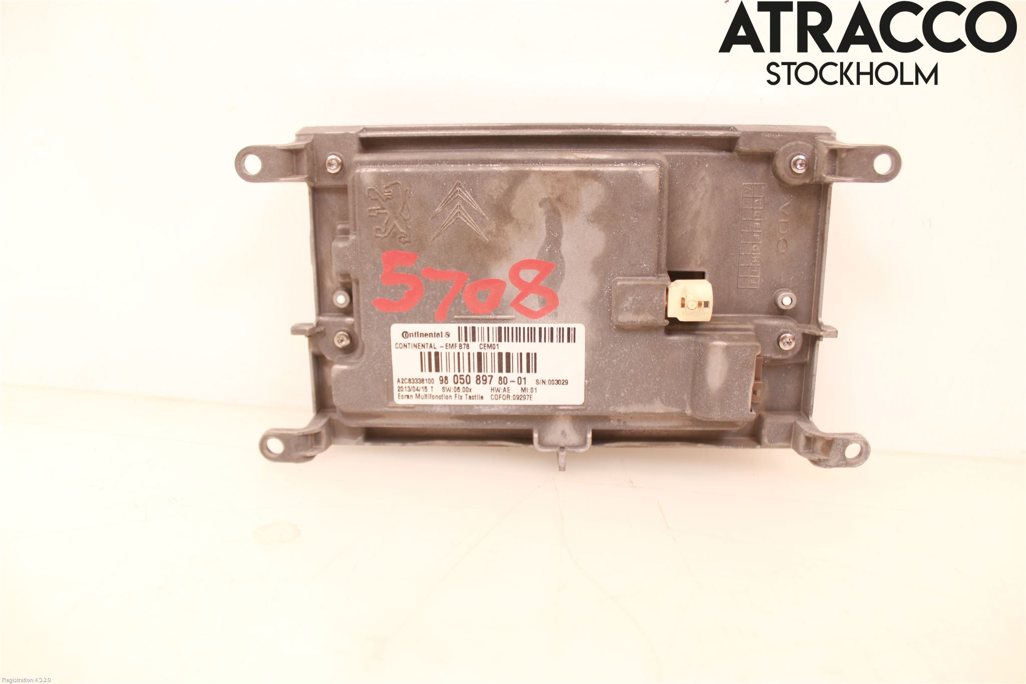 Citroen C4 PICASSO 14-18 Multifunktionsdisplay