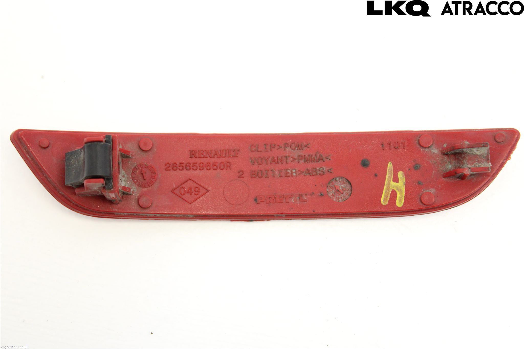 Renault CLIO IV 12-16 Dimljus/Reflex Bak