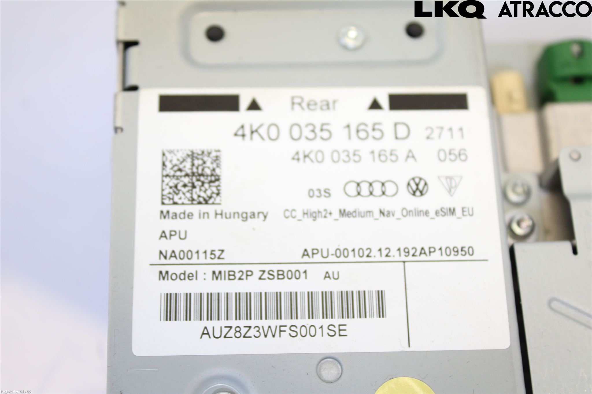 Audi A6 F2/C8 19- Cd Radio - Multimediapanel