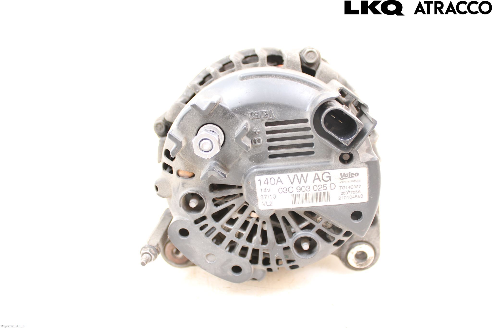 Volkswagen VW GOLF PLUS/CROSS GOLF 04-14 Generator