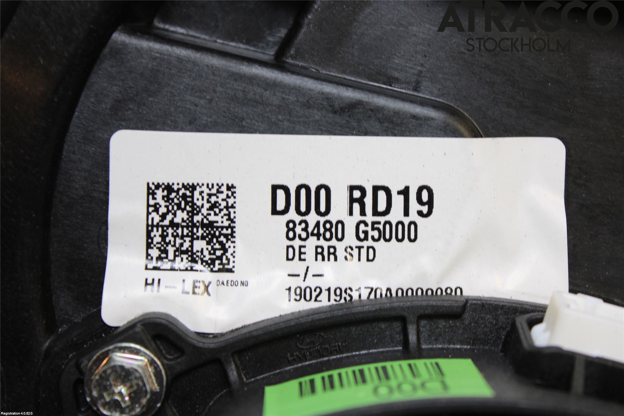 Kia NIRO (DE) 17-22 Fönsterhiss El Kompl