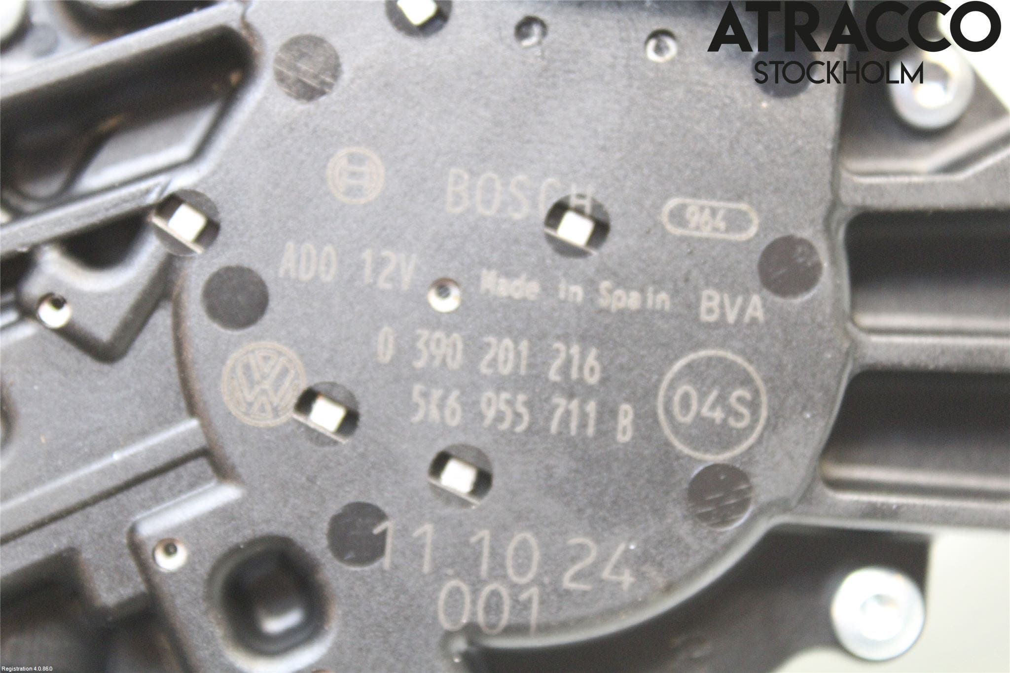 Volkswagen VW GOLF PLUS/CROSS GOLF 04-14 Torkarmotor Baklucka