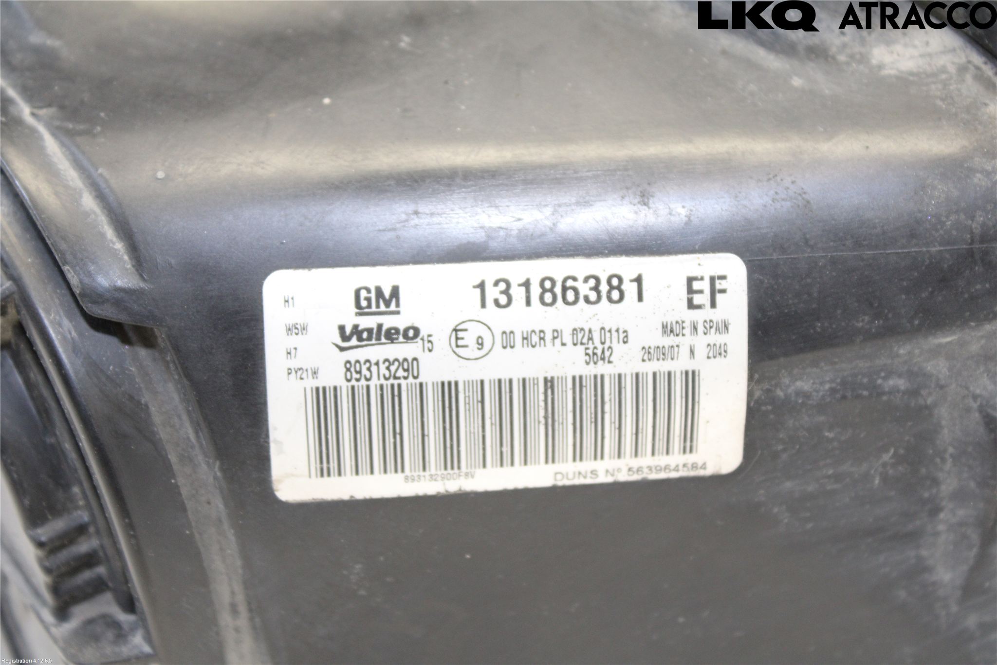 Opel CORSA D 07-14 Strålkastare Vänster