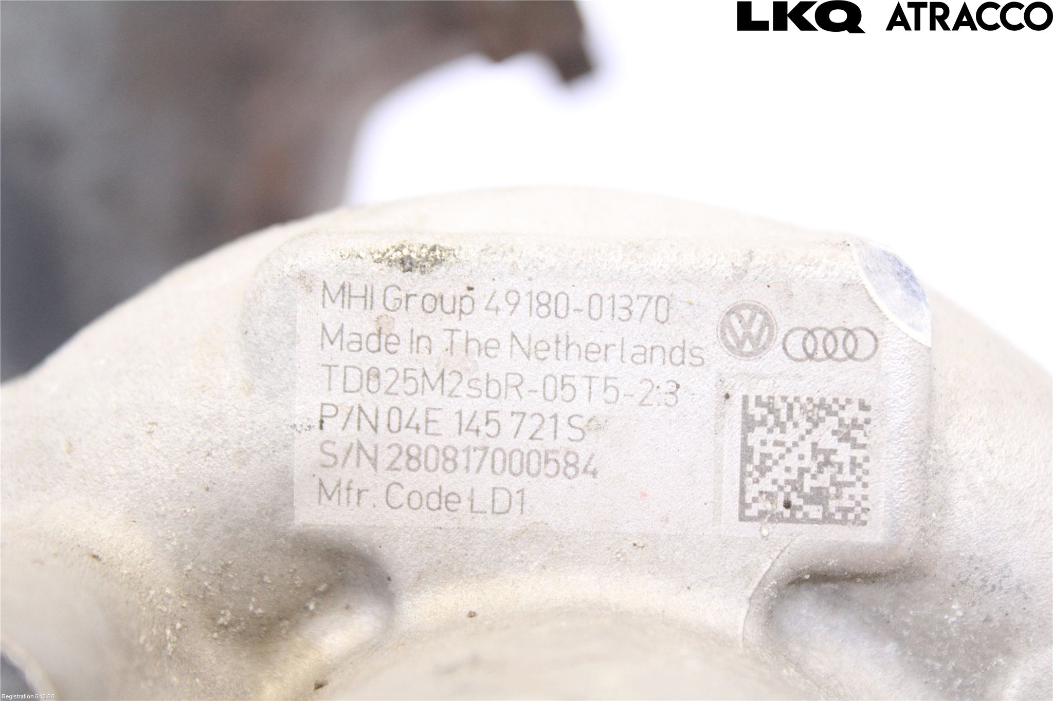 Volkswagen VW GOLF / E-GOLF VII 13-20 Turboaggregat