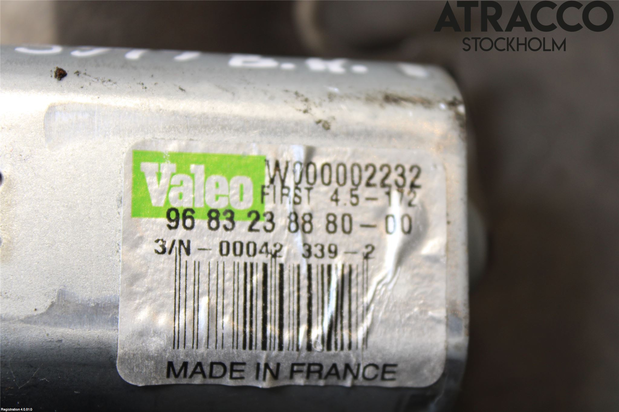 Citroen C3 PICASSO Torkarmotor Baklucka