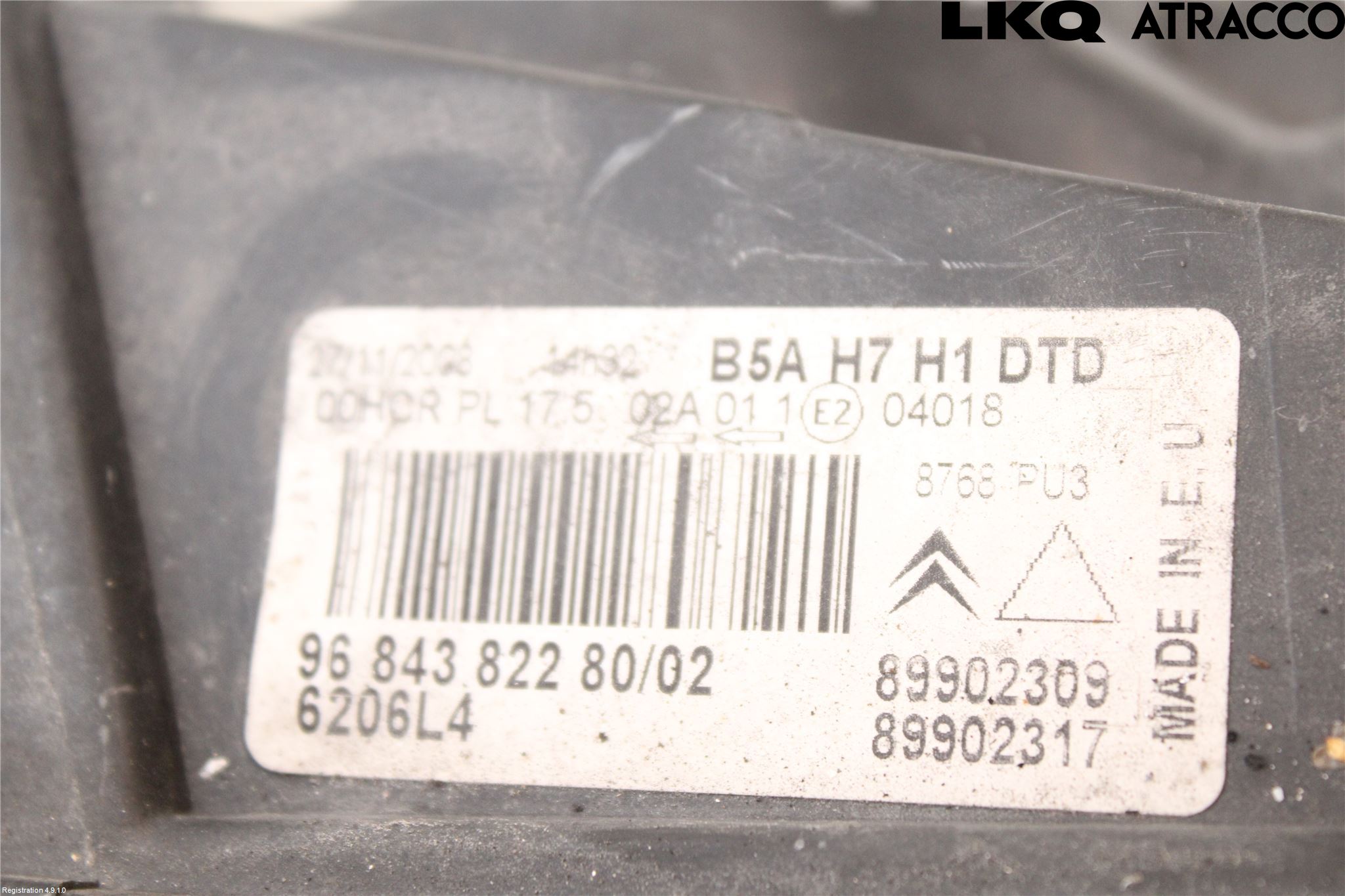 Citroen C4 I   05-10 Strålkastare Höger