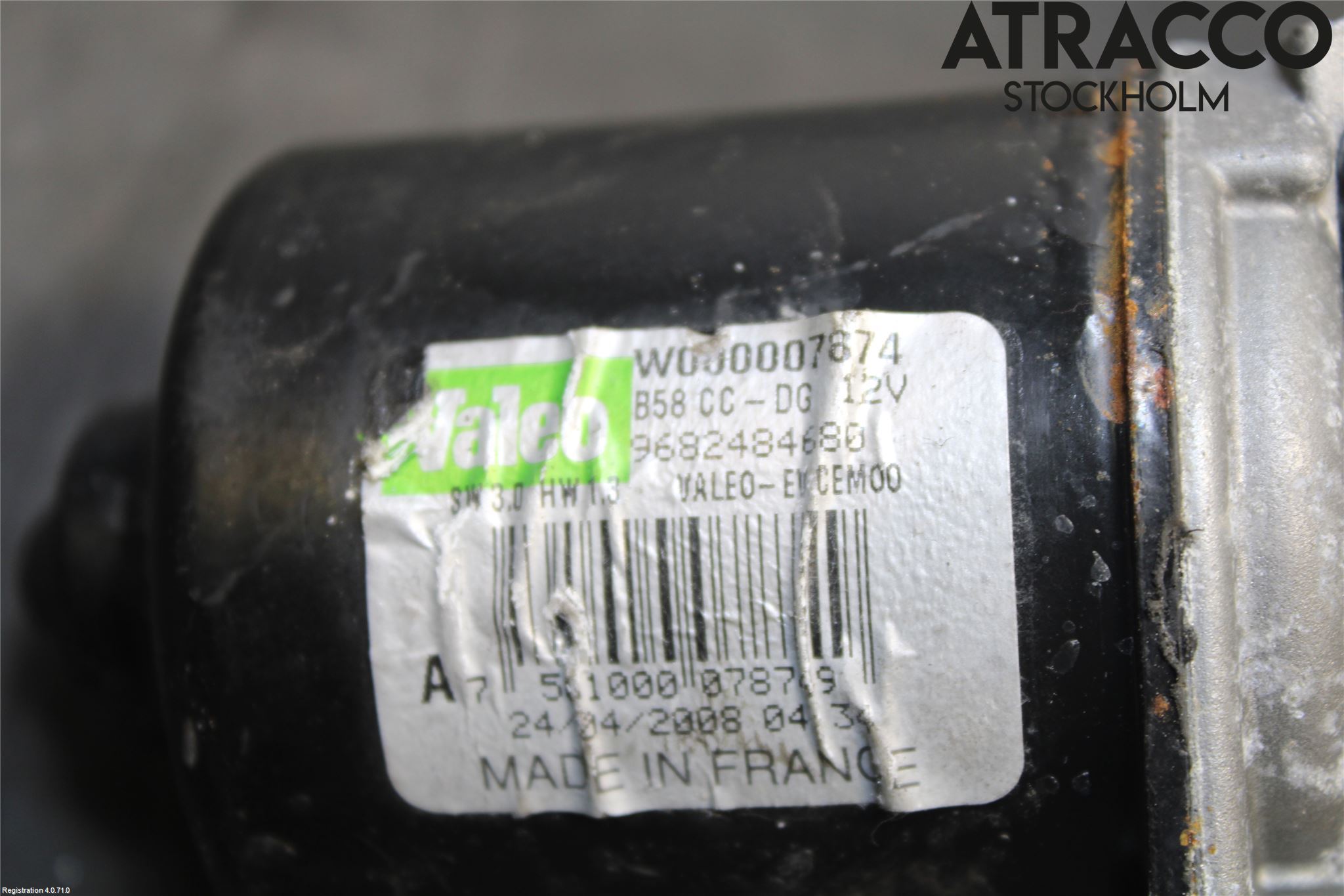 Citroen C4 GRAND PICASSO 07-13 Torkarmotor Vindruta