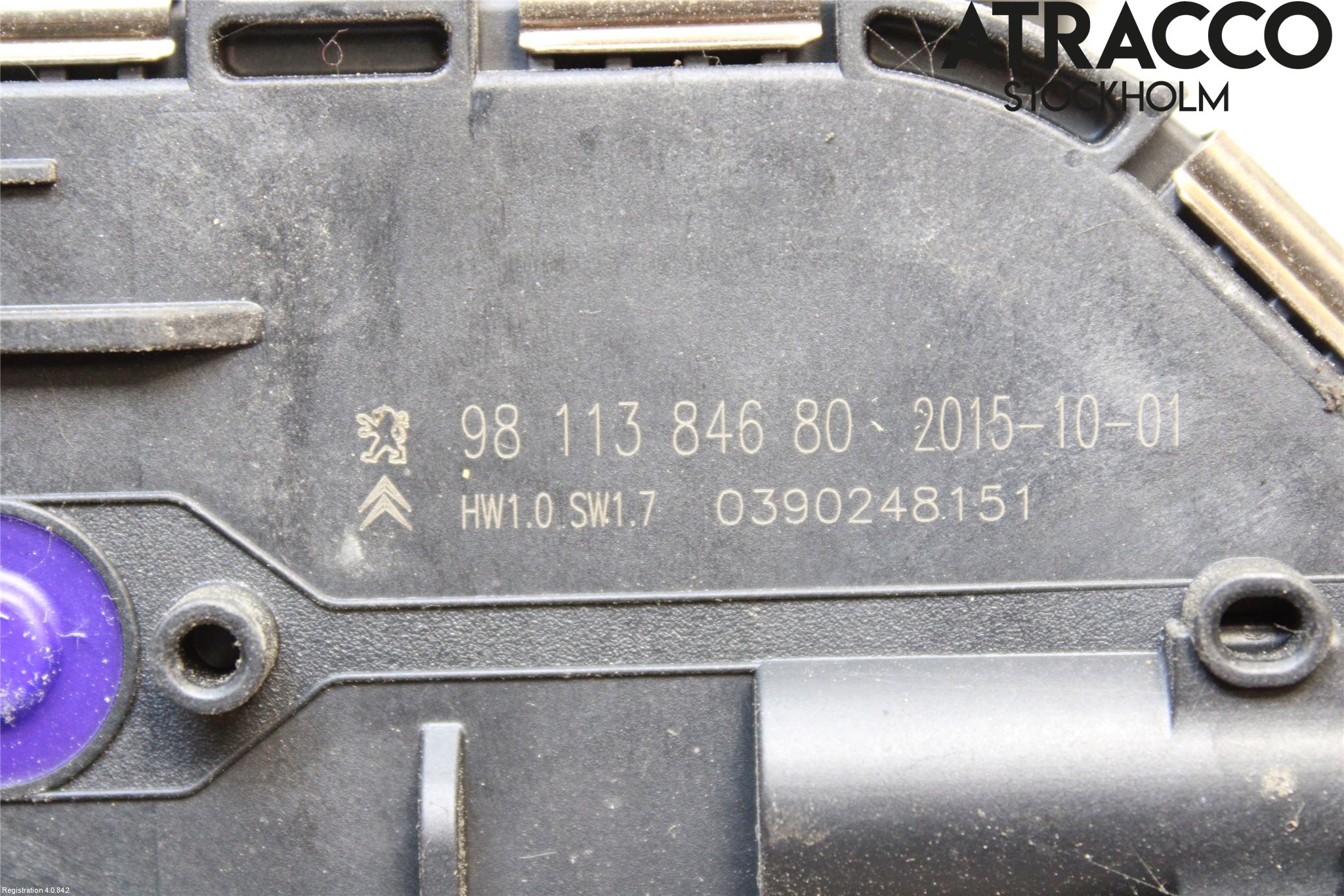 Citroen C4 GRAND PICASSO 14-18 Torkarmotor Vindruta