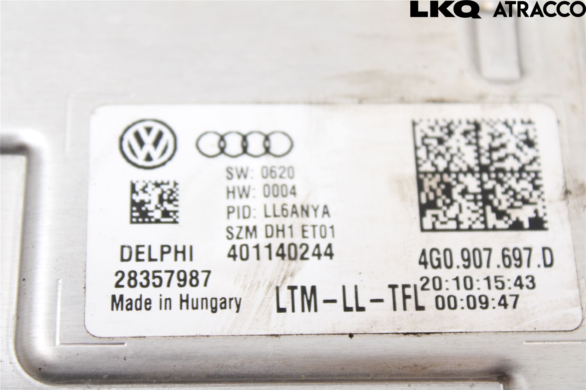 Audi S5 07- Styrenhet Strålkastare