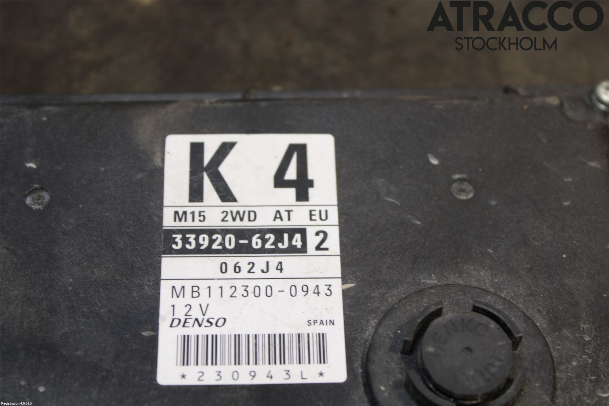 Suzuki SWIFT 05-10 Styrenhet Insprut Bensin